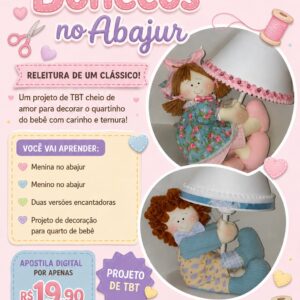 APOSTILA DIGITAL ABAJOUR DE BONECOS