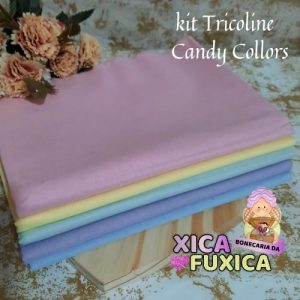 KIT TECIDO CANDY COLORS