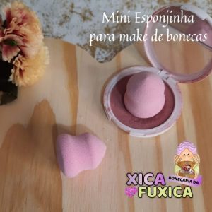 MINI ESPONJINHA PARA MAKE DE BONECAS