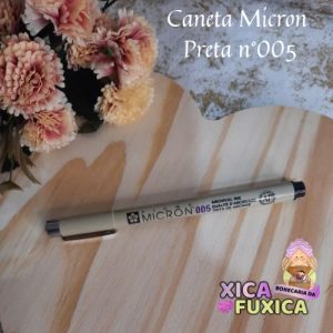CANETA MÍCRON PRETA Nº005