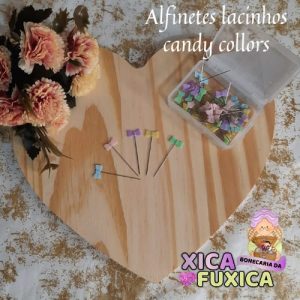 ALFINETE CANDY COLORS LACINHO