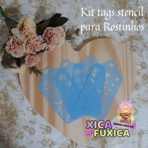 KIT TAG GABARITO PRA ROSTINHOS