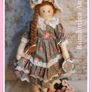APOSTILA DIGITAL BONECA DE PANO ANITA ROMANTICA